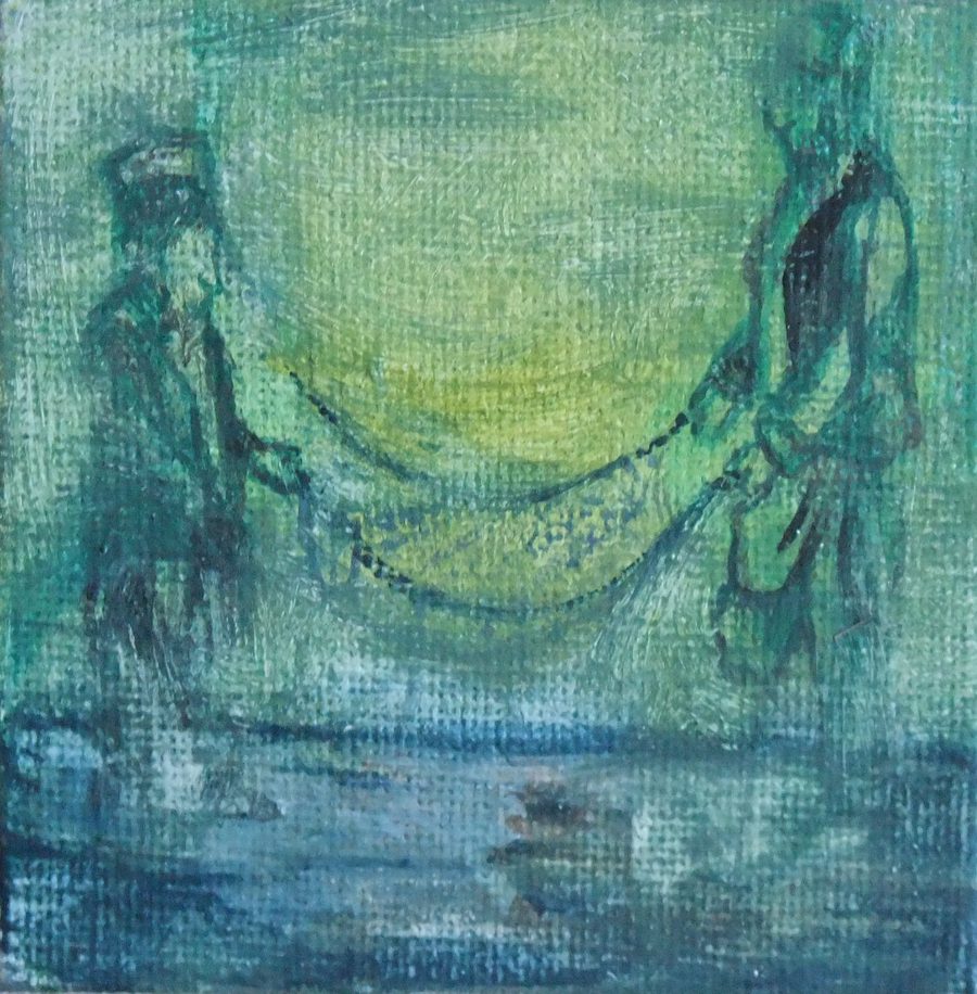 Kooperation — Kooperation, Öl auf Leinwand